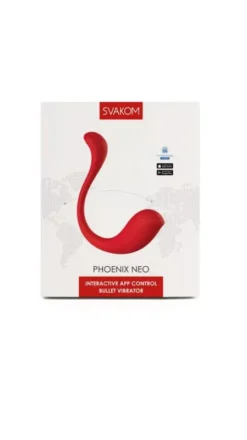Svakom Phoenix Neo, interaktív okos vibrációs tojás (piros) (APP os)