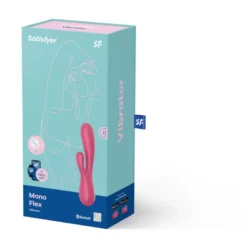 Satisfyer Mono Flex klitoriszágas vibrátor (piros) (APP os)