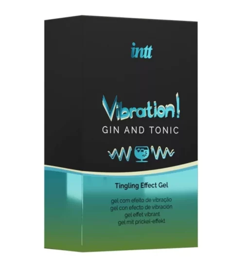 INTT Vibration! Gin and Tonic stimuláló gél hölgyeknek, gintonic aromával (15 ml)