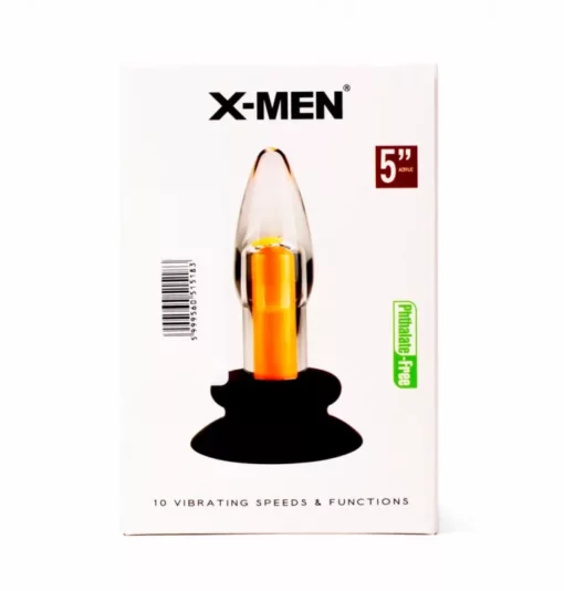 X men vibrátoros análtágító 10 speeds vibrating plug