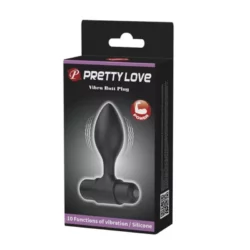 Vibrációs fenékdugó Pretty Love Vibra Butt Plug Black
