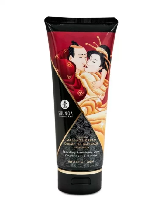 Kissable Massage Cream Sparkling Strawberry Wine 200 ml