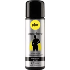 pjur Superhero vízbázisú síkosító, vitalizáló hatással (30 ml)