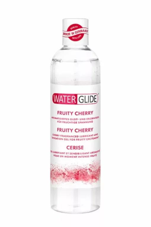 Water Glide Fruity Cherry vízbázisú síkosító cseresznye aromával (300 ml)