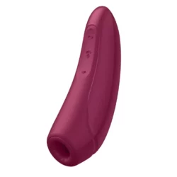 Satisfyer Curvy 1+ léghullámos csiklóizgató, vibrációval (piros) (APP os)