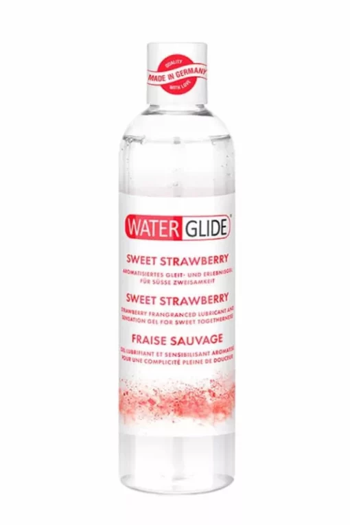 Water Glide Sweet Strawberry vízbázisú síkosító eper armával (300 ml)