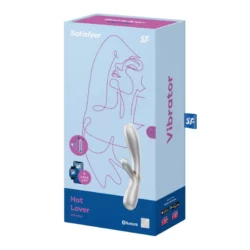 Satisfyer Hot Lover klitoriszágas okos vibrátor (ezüst) (APP os)