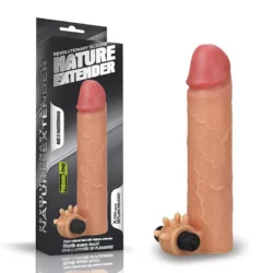 Vibrációs péniszhosszabb ító(+5 cm)Vibrating Silicone Extender