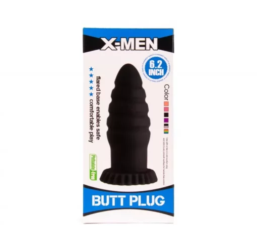 X MEN 6.2 inch Butt Plug Flesh