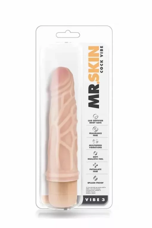 Realisztikus vibrátor Mr. skin cock vibe 3