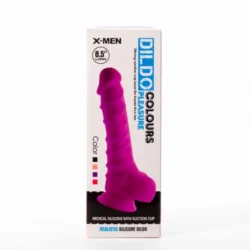 X men testszínű herés dildó 21,5 cm colours pleasure flesh 2