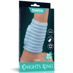 Vibráló péniszköpeny Vibrating wave knights ring
