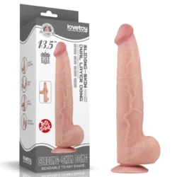 King Sized Sliding Skin Dual Layer Dong 34,5 cm