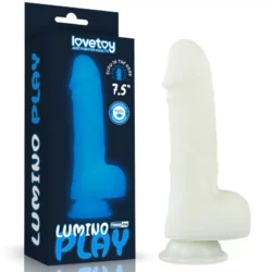 Világítós dildó tapadótalpas 7.5 lumino play silicone