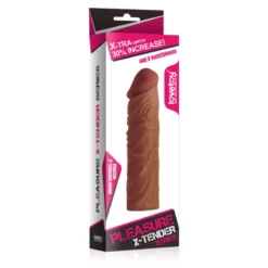 Pleasure X Tender Penis Sleeve Brown 3