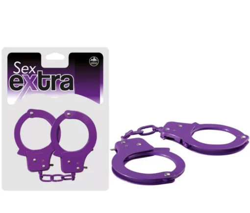 SEX EXTRA METAL CUFFS PURPLE