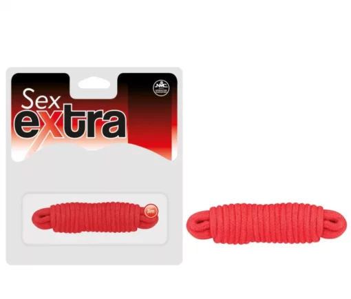 Vörös pamut kötél Sex extra love rope red