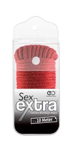 Piros kötél 10 méter Silky bondage rope