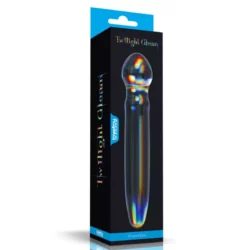 Kétoldalú üvegdildó Twilight Gleam Glass Dildo Prism Glass