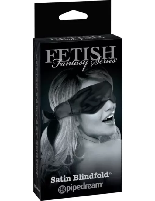 Satin blindfold black