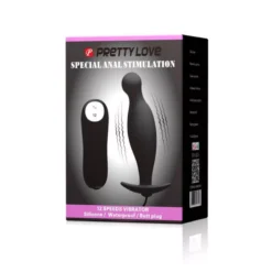 Vibrátoros anál vibrátor vezetékes távirányítóval Pretty Love Special Vibrating Anal Stimulation 1