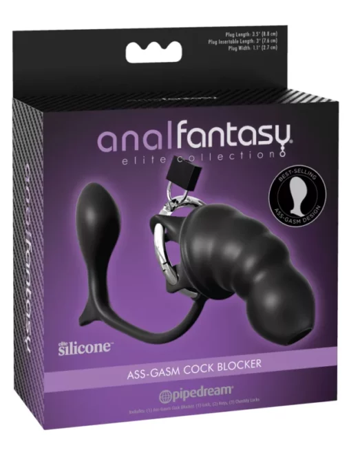 Anal Fantasy Ass Gasm Cock Blocker péniszlakat anál dildóval