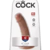 Dildó tapadókorongos King cock 6