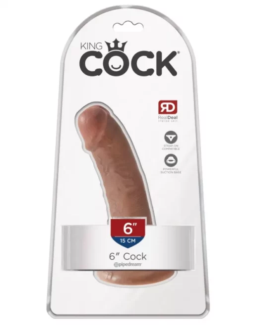 Dildó tapadókorongos King cock 6