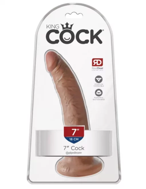 Realisztikus letapaszthahó dildó 7" cock tan