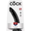 King Cock 7" dildó (18 cm fekete)