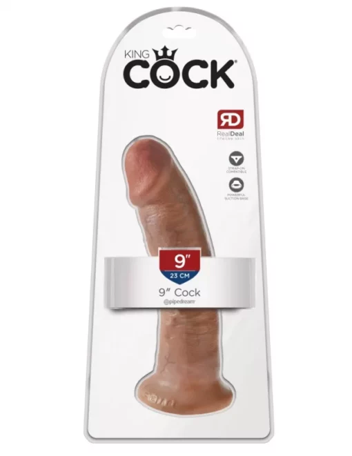 King cock tapadókorongos dildó