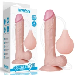 Realisztikus ejakuláló dildó 9'' Squirt Extreme Dildo Flesh 22cm