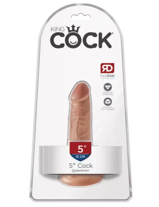 Letapasztható dildó, herékkel 5" cock tan