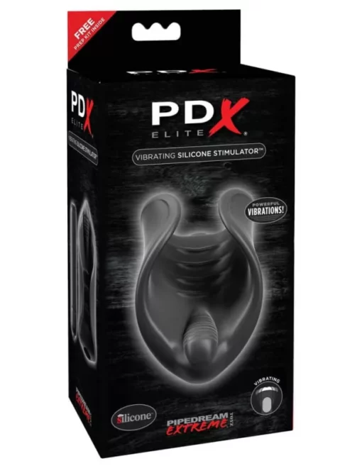 Pdx elite vibrating silicone stimulator vibrációs pénisz stimuláló