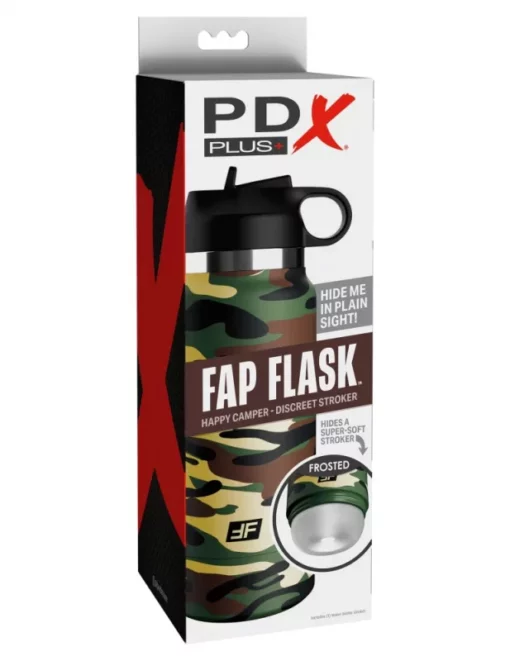 Fap Flask Happy Camper Discreet Stroker