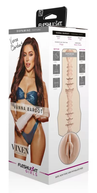 Fleshlight Girls Vanna Bardot punci (Dopamine betéttel)
