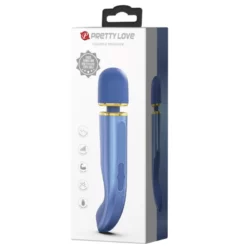 Masszírozó tölthető Pretty love colorful massager blue