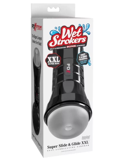 PDX Extreme Wet Stroker Super Slide & Glide XXL Frosted