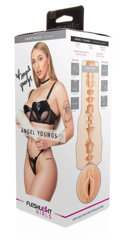 Fleshlight Girls Angel Youngs punci (Sweetness betéttel).
