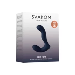 Svakom Iker Neo, interaktív okos prosztata vibrátor/pulzátor (kék) (APP os)