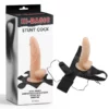 Felköthető valósághű pénisz vibrátor Stunt cock 21 cm