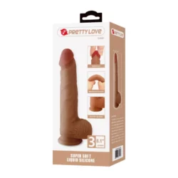 Dildó, letapasztható Pretty love lisle 8.1" dildo