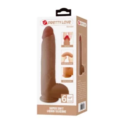 Realisztikus csúszóbőrős dildó Pretty love mendel 10" dildo