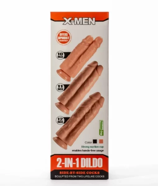 X men dupla dildó 28 cm