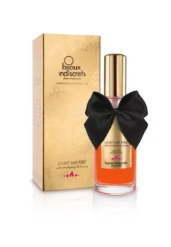 Melegítő masszázsolaj, erdei eper – Aphrodisia Light My Fire 101 ml