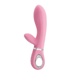 Szuper puha szilikon vibrátor, 20,5 cm. – Pretty Love Thomas Pink