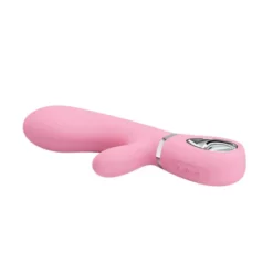 Szuper puha szilikon vibrátor, 20,5 cm. – Pretty Love Thomas Pink