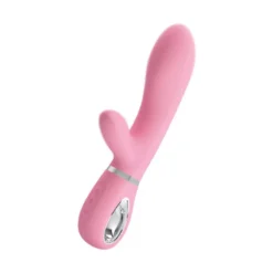 Szuper puha szilikon vibrátor, 20,5 cm. – Pretty Love Thomas Pink