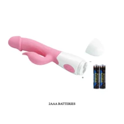 Vibrátor két erős motorral és 30 vibrációs móddal, 19,2 cm. – Pink Péter
