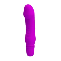 Mini vibrátor 10 stimulációs móddal, 13,5 cm. – Steve Purple
